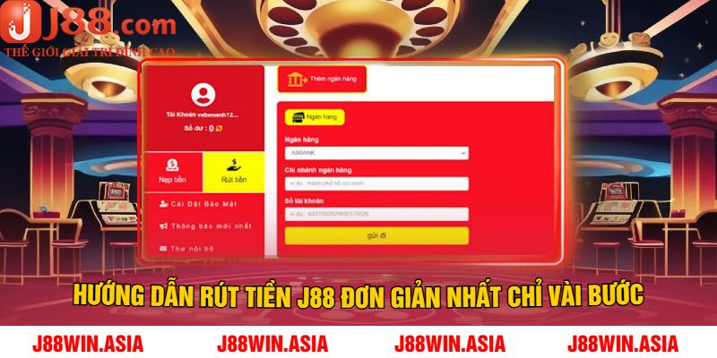 Hướng dẫn rút tiền J88 trên thiết bị di động